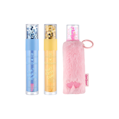 essence - *Care Bears* - Trio von Lippenölen mit Schlüsselanhänger