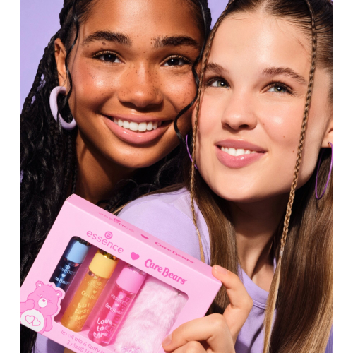 essence - *Care Bears* - Trio von Lippenölen mit Schlüsselanhänger