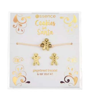 essence - *Cookies for Santa* - Set aus Armband und Ohrringen Gingerbread