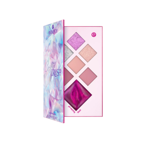 essence - *Crystal Crush* - Lidschattenpalette für Augen und Gesicht
