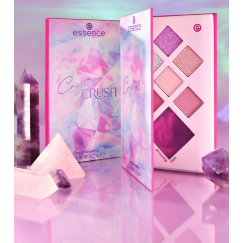 essence - *Crystal Crush* - Lidschattenpalette für Augen und Gesicht