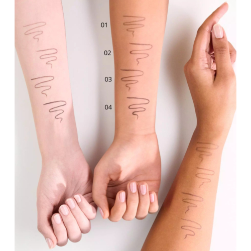 essence - Augenbrauenkonturenstift Microblanding - 02: Light Brown