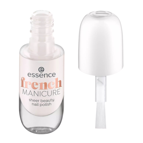 essence – Nagellack Sheer Beauty MANICURE french - 02:  Rosé on Ice