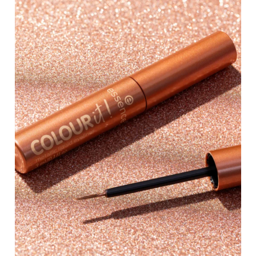essence – Metallischer flüssiger Eyeliner  COLOUR it! - 01: Burnished Bronze