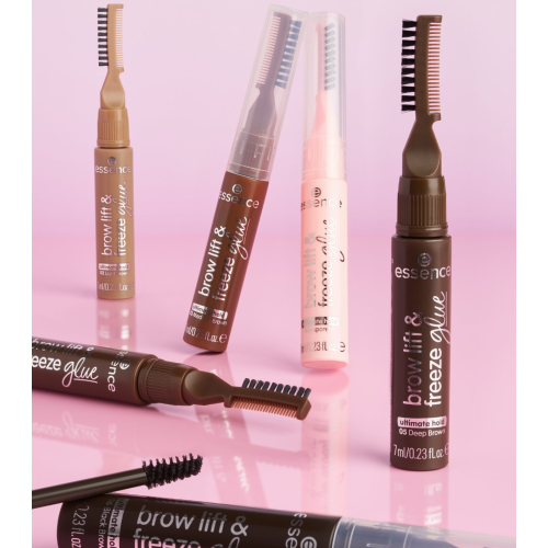 essence - Fijador de cejas Brow Lift & Freeze Glue - 04: Dark Brown