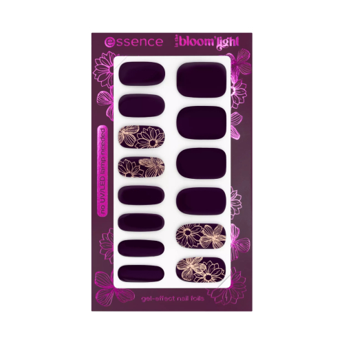 essence - *In the Bloom´Light* - Nagelfolien mit Gel-Effekt - Moonflowers Are My Favorite