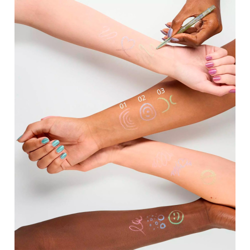 essence – Duochromatischer Augenstift Meta Glow - 03: Galactic Chrome