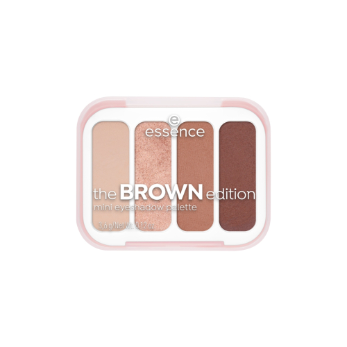 essence - Mini-Lidschattenpalette the BROWN edition