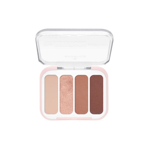 essence - Mini-Lidschattenpalette the BROWN edition