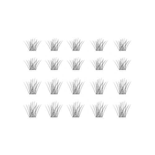 essence - Einzelne künstliche Wimpern What the Fake! - 06: Natural Cluster Black