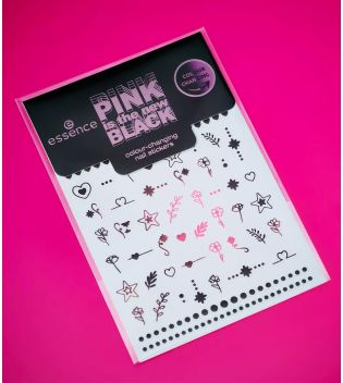 essence - *PINK is the new BLACK* – Farbverändernde Nagelaufkleber – 01: What The...Pink?!