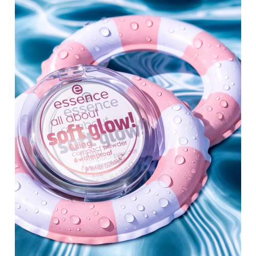 essence - Wasserfestes Kompakt-Fixierpuder All About Soft Glow!