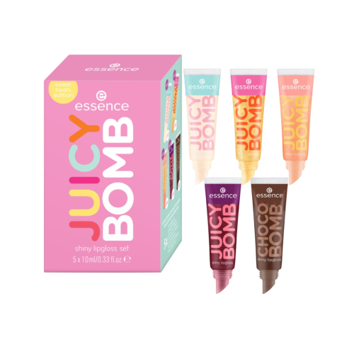 essence - Set mit Lipglossen Juicy Bomb - Sweet treats