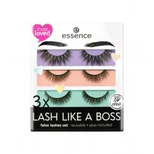 essence – Set mit falschen Wimpern 3 x Lash Like A Boss - 01: My most loved lashes