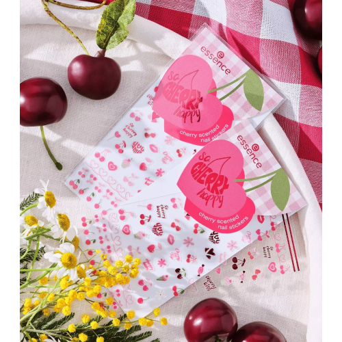 essence - *So Cherry Happy* - Nagelsticker With Extra Cherries, Please!