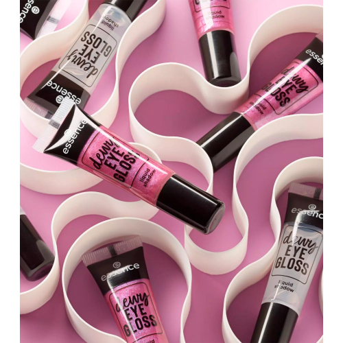 essence – Flüssiger Lidschatten Dewy Eye Gloss - 01: Crystal Clear