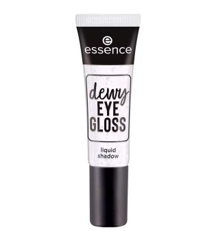 essence – Flüssiger Lidschatten Dewy Eye Gloss - 01: Crystal Clear