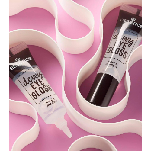 essence – Flüssiger Lidschatten Dewy Eye Gloss - 01: Crystal Clear