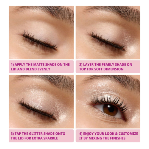 essence - Monochromer Lidschatten Mono - 02: Rosy Sparkle