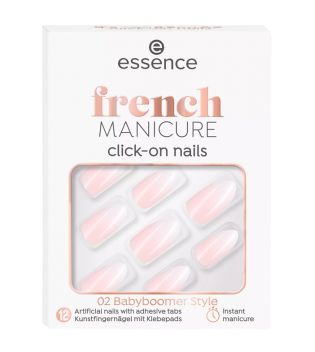 essence – Künstliche Nägel Click-on French Manicure - 02: Babyboomer Style