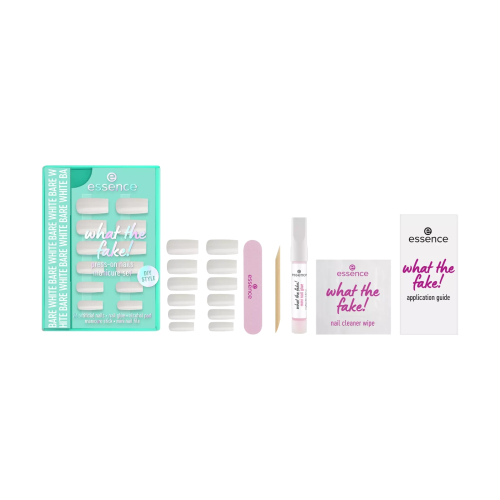 essence - Aufklebbare Kunstnägel What the Fake! - 04: Bare White
