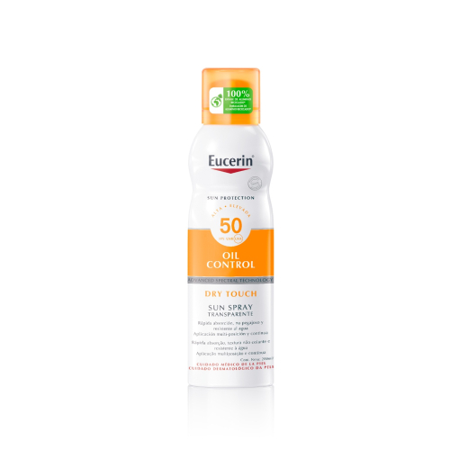 Eucerin – Sonnenschutzspray für den Körper Oil Control SPF50 – Dry Touch