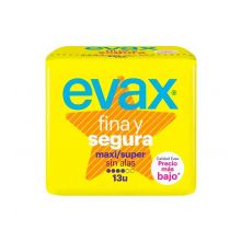 Evax - Maxi / Super Pads ohne Flügel Fina y Segura - 13 Einheiten