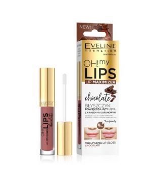 Eveline Cosmetics – Aufpolsternder Lipgloss Oh! My Lips - Chocolate