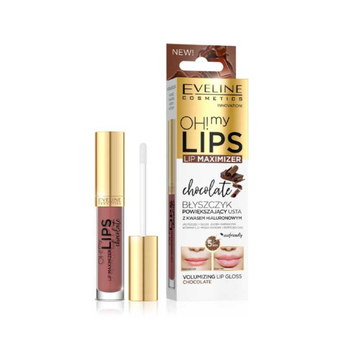 Eveline Cosmetics – Aufpolsternder Lipgloss Oh! My Lips - Chocolate