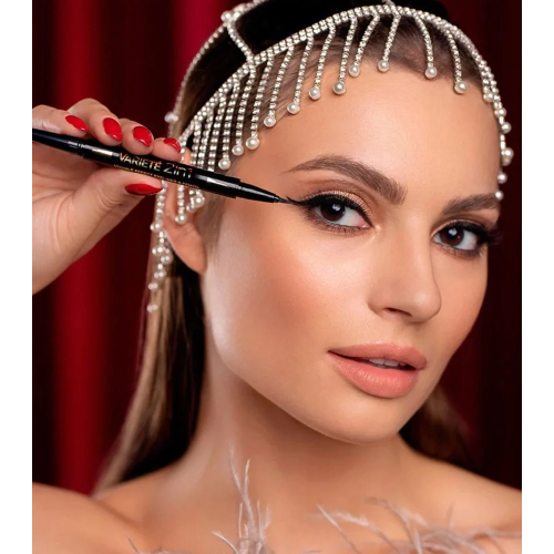 Eveline Cosmetics – Flüssiger Eyeliner und Augenstift Variété 2 en 1