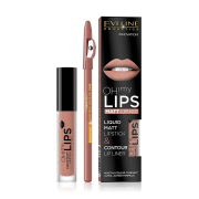 Eveline Cosmetics – Lippenset Oh! My Lips Matt Lip Kit - 08: Lovely Rose