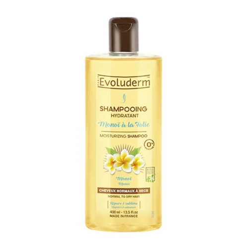 Evoluderm - Feuchtigkeitsspendendes Shampoo Monoï à la Folie - 400 ml