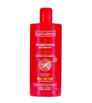 Evoluderm - Regenerierendes Shampoo mit Farbkeratin - 400ml