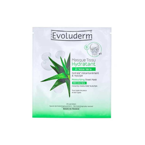 Evoluderm - Feuchtigkeitsspendende Gesichtsmaske - Aloe Vera