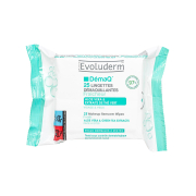 Evoluderm - Erfrischende Make-up-Entferner-Tücher 25 u. - Aloe Vera und Grüntee-Extrakt