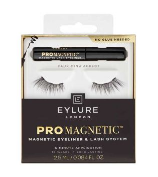 Eylure - Pro Magnetic Magnetische falsche Wimpern mit eyeliner - Faux Mink Accent