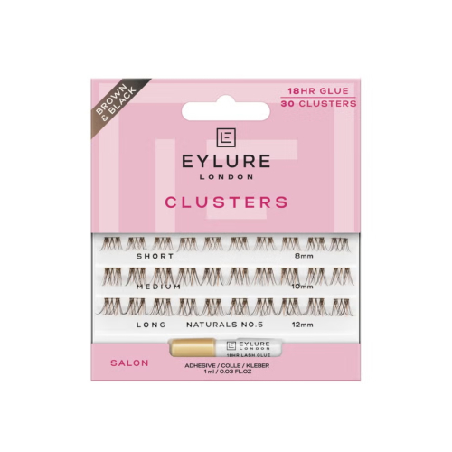 Eylure – Einzelne falsche Wimpern Clusters Natural – Nº5