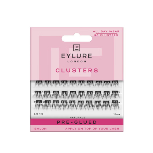 Eylure – Einzelne falsche Wimpern Clusters Pre-Glued – Long