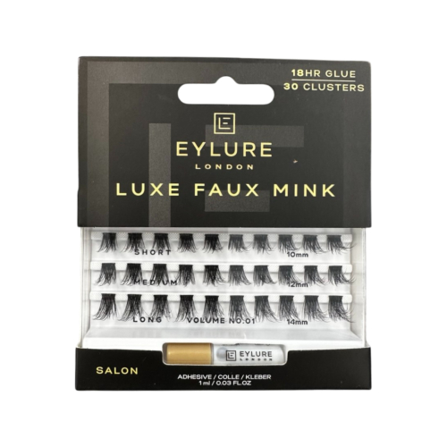 Eylure – Einzelne falsche Wimpern Luxe Faux Mink – Salon