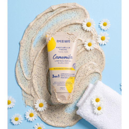 Flor de Mayo – 3-in-1-Gesichtsmaske Camomila