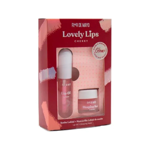 Flor de Mayo - Schönes Lippenpflegeset Lips - Glow Cherry