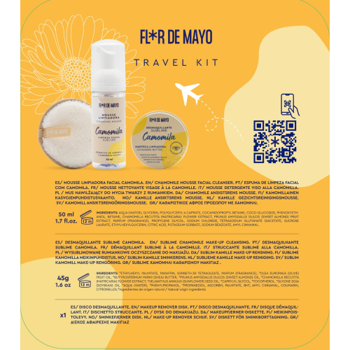 Flor de Mayo - Gesichtsreinigungsset Travel Kit Kamille
