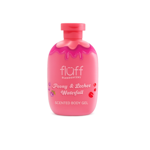 Fluff - *Blend & Scent* - Duschgel - Peony & Lechee Waterfall