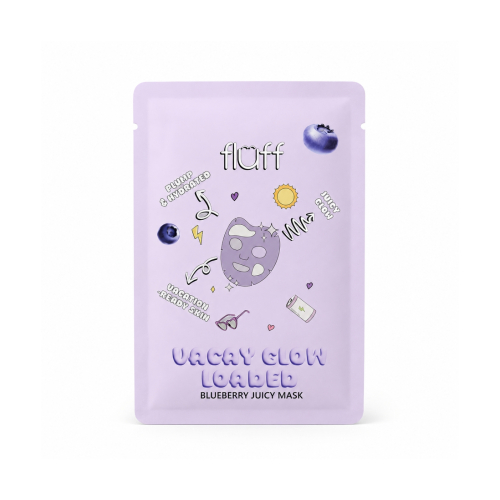 Fluff - *Blend & Scent* - Gesichtsmaske - Blueberry Juicy