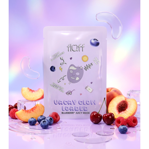 Fluff - *Blend & Scent* - Gesichtsmaske - Blueberry Juicy