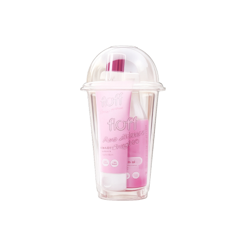 Fluff - *Blend & Scent* - Set zur Körperpflege - Pink Hwachae Smoothie