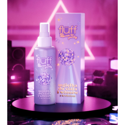 Fluff - *Born to Party* - Glitzerndes Körper- und Haarspray