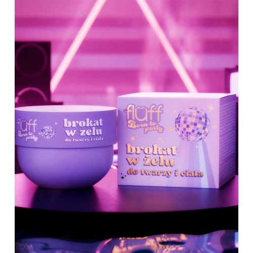 Fluff - *Born to Party* - Glitzerndes Gesichts- und Körpergel