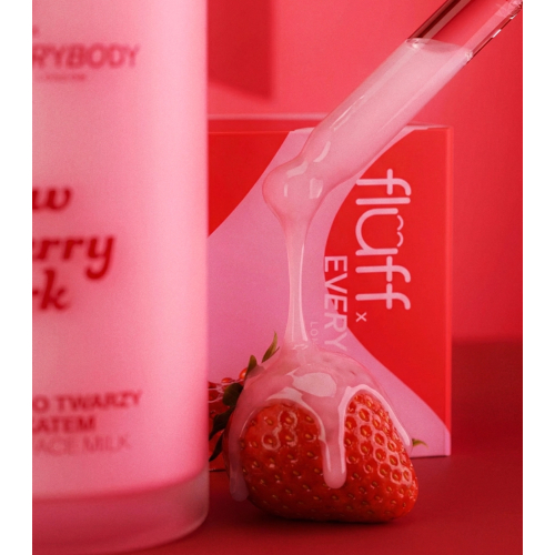 Fluff - *Everybody London x Fluff* - Glitter Face Milk Strawberry Spark