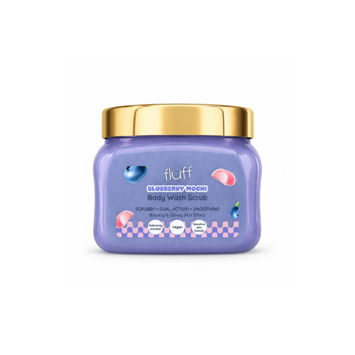 Fluff - Körperpeeling - Blueberry Mochi
